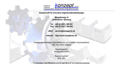 Desktop Screenshot of konzept-dn.de